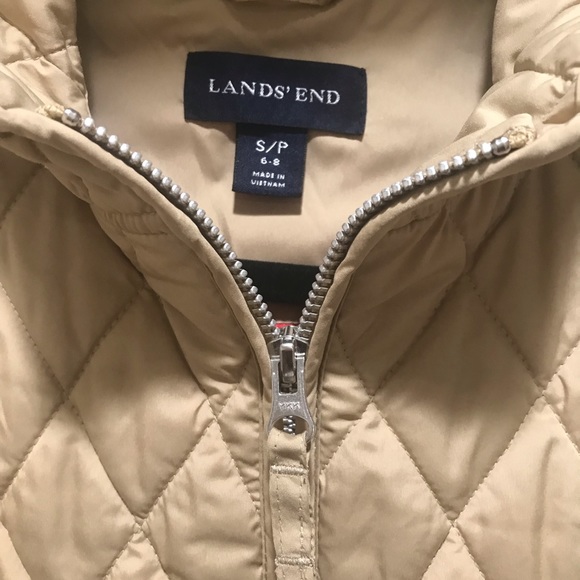 Lands End Quilted Jacket Size Small/Petite - Picture 6 of 8